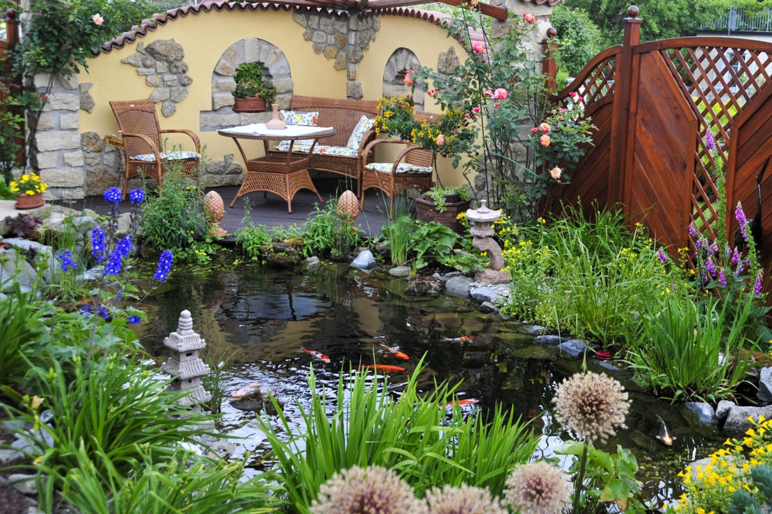 ein eigener Teich im Garten